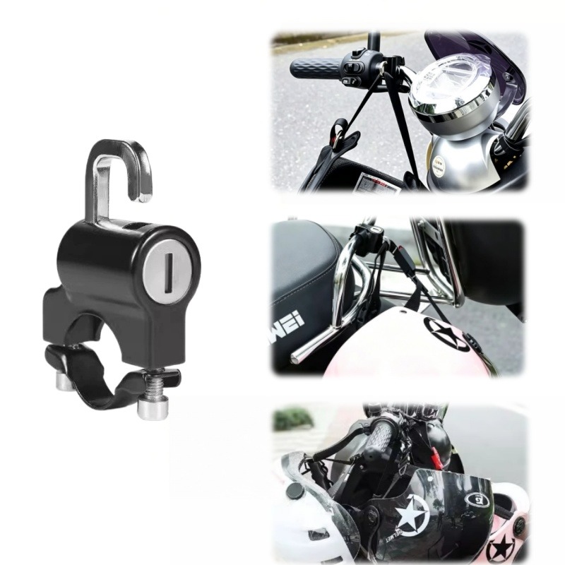 Commuter Bike Lock - Cerradura Universal para Casco de Motocicleta,