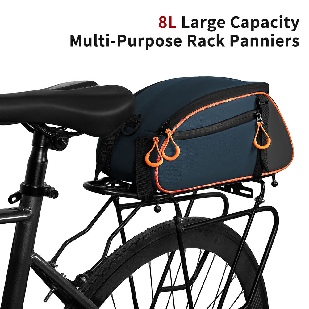 Waterproof Cycling Commute - Bolsa Trasera para Bicicleta de 8L,