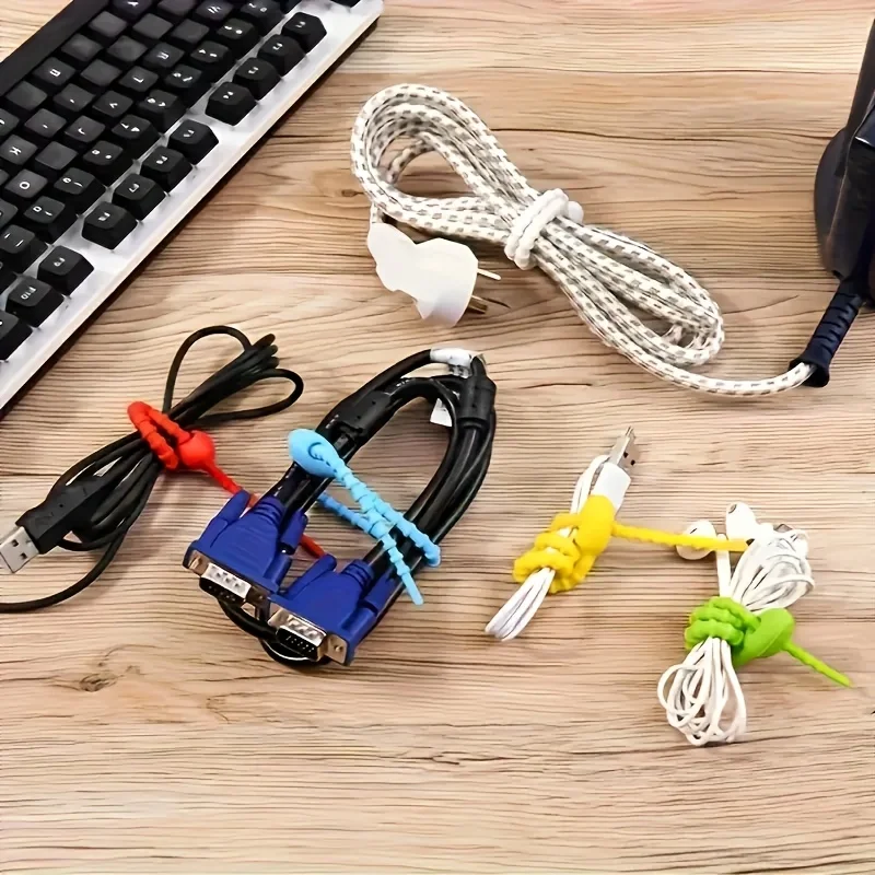 10 bridas de silicona para cab - Cable Lock Flexible reseña y precio