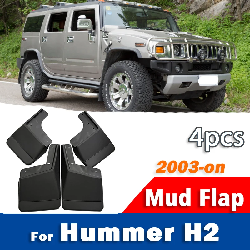 Guardabarros para Hummer H2, J - Fender Mudguard Set reseña y precio