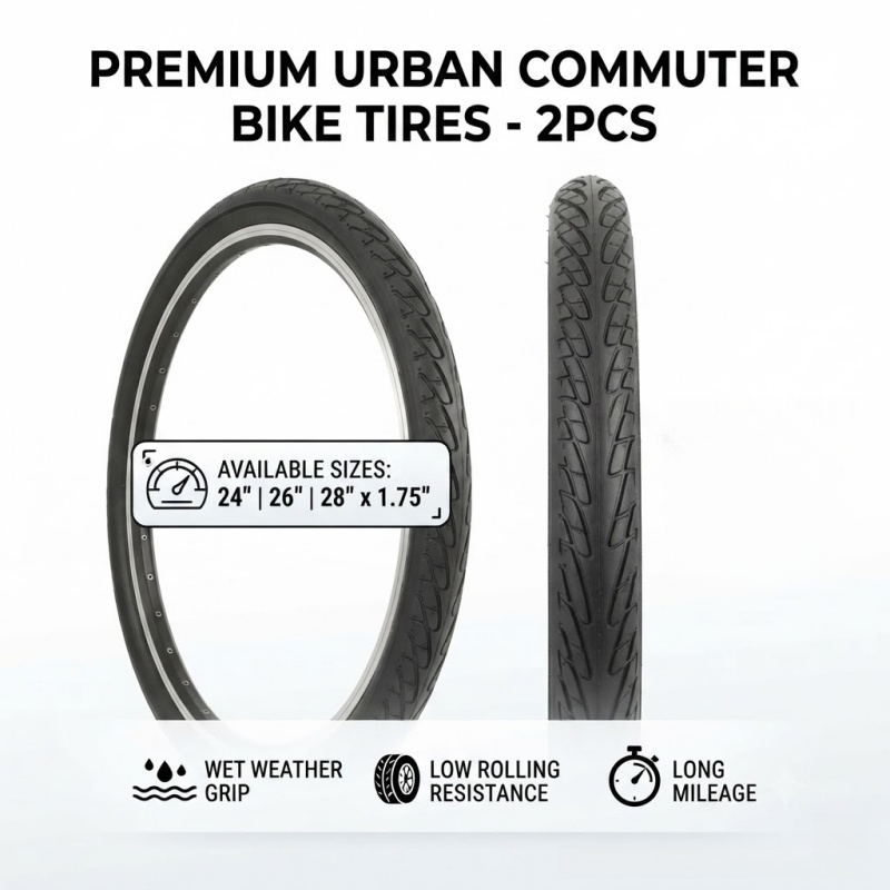 2 Neumáticos de Bicicleta de 2 - Commuting With Road Bike reseña y precio