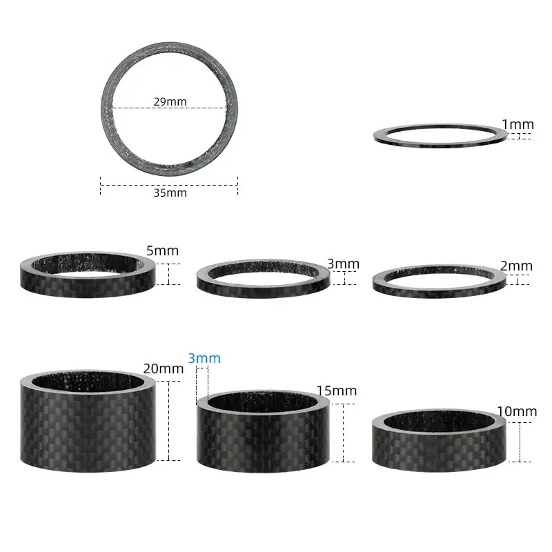 Espaciadores de fibra de carbo - Bell Handlebar Ring reseña y precio