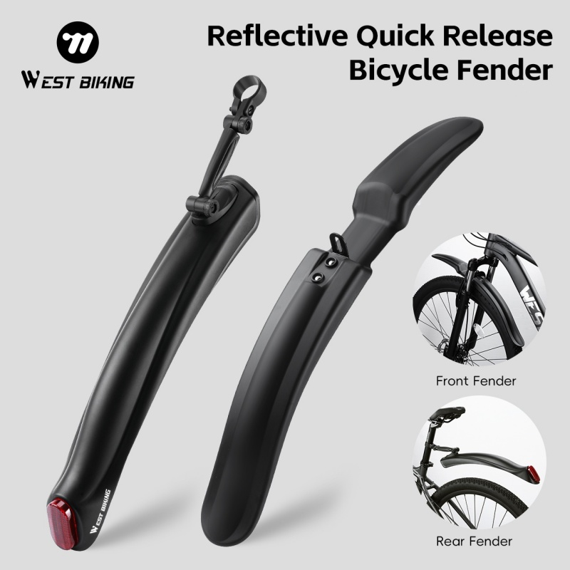 WEST BIKING-guardabarros refle - Fender Mudguard Set reseña y precio
