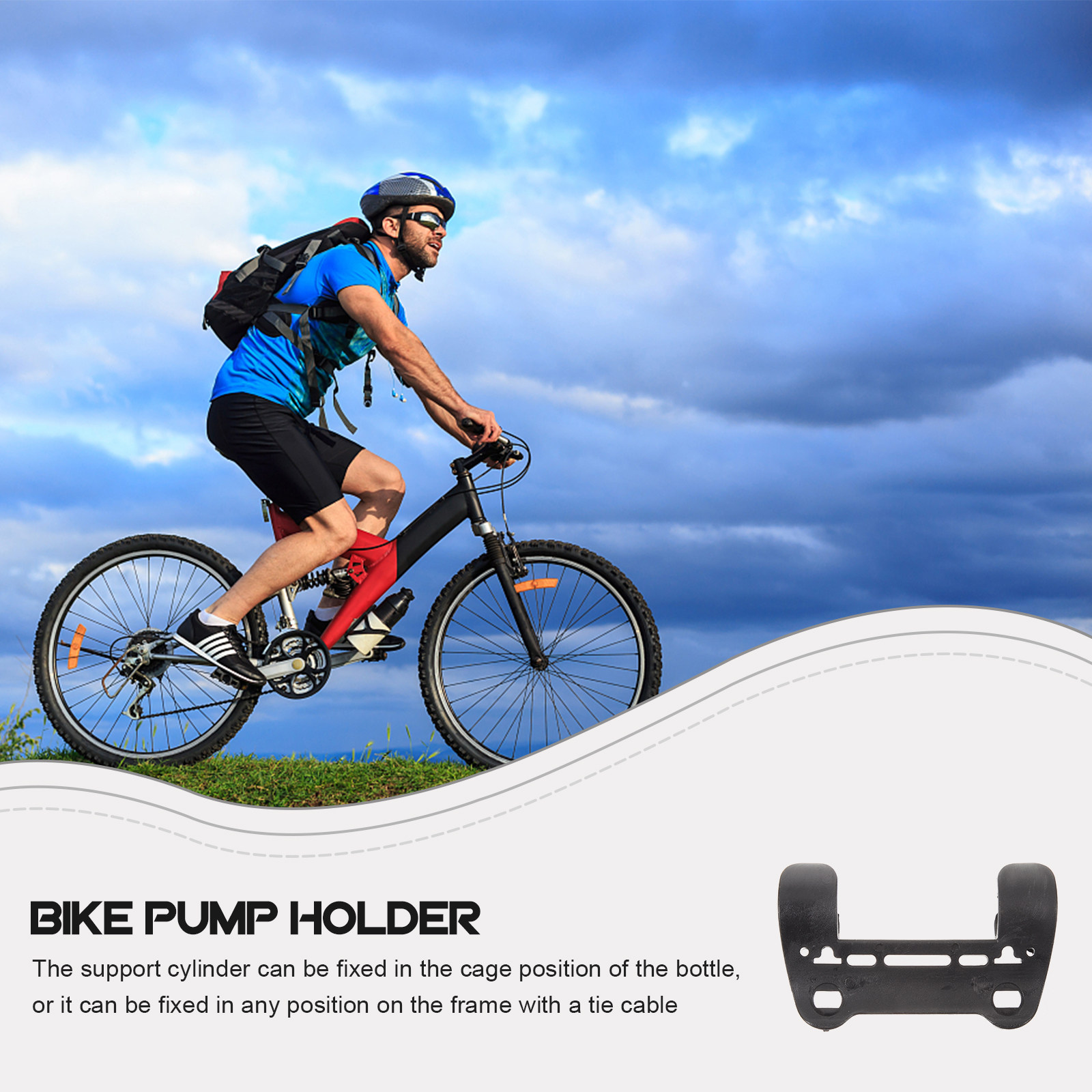 Soporte universal para bomba d - Bike Pump Frame Mount reseña y precio