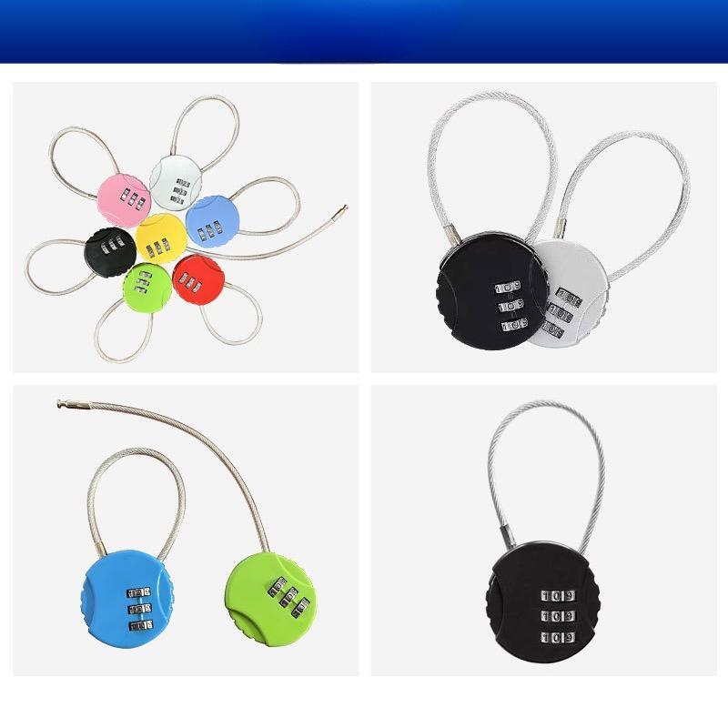 Candado de combinación con cab - Cable Lock Flexible reseña y precio