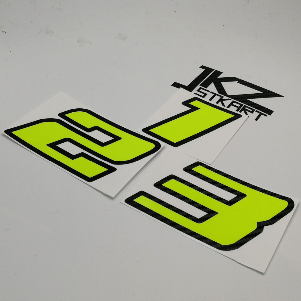 Pegatina de Número Fluorescent - Cycling Quote reseña y precio