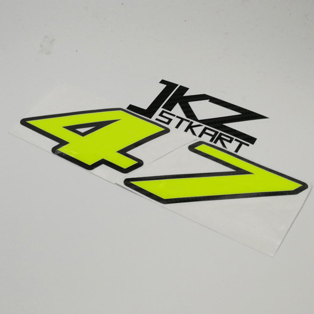 Pegatina de Número Fluorescent - Cycling Quote reseña y precio