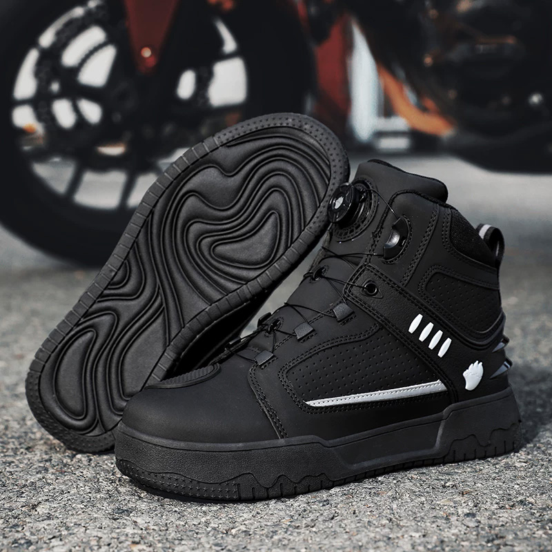 Botas de moto para hombre, imp - Cycling Commute Shoes reseña y precio