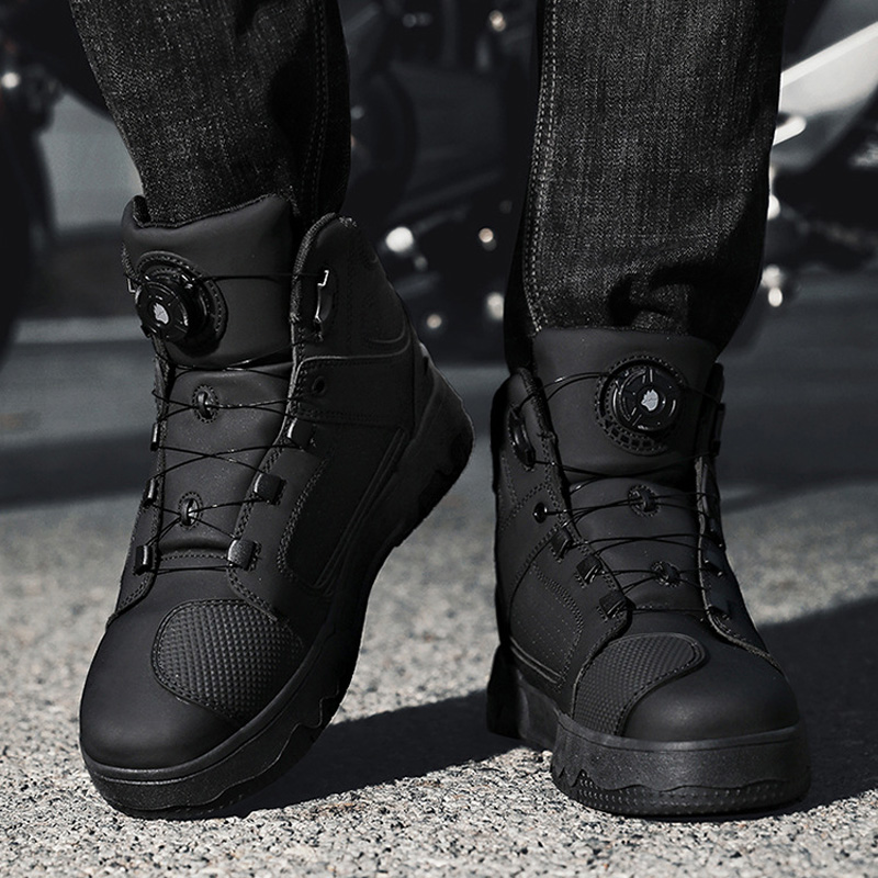 Botas de moto para hombre, imp - Cycling Commute Shoes reseña y precio