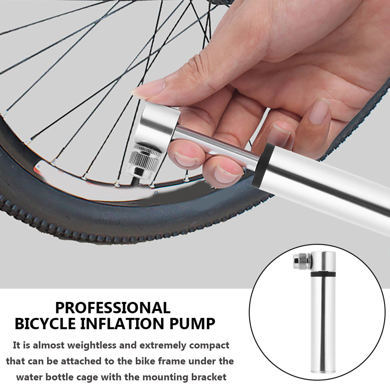 Kit de reparación de pinchazos - Bike Pump Frame Mount reseña y precio