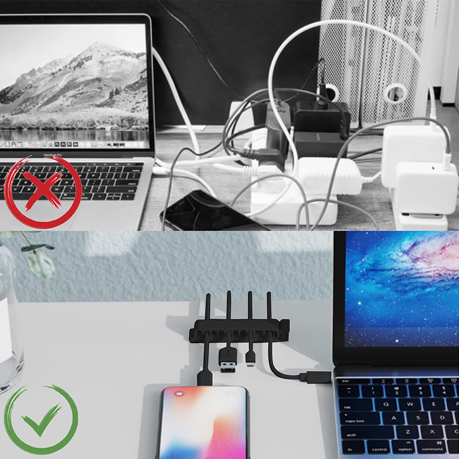 Organizador de cables, soporte - Cable Lock Flexible reseña y precio