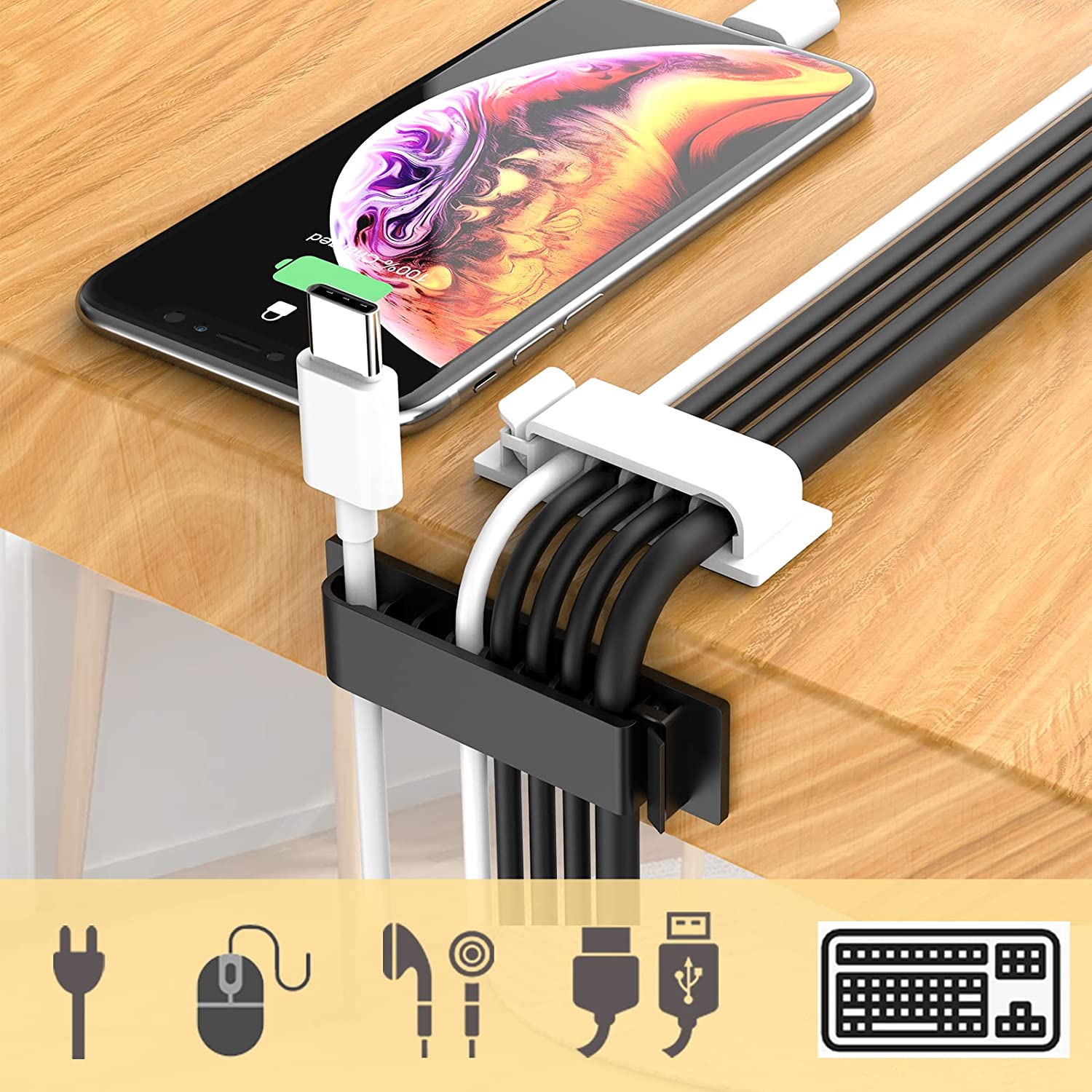 Organizador de cables, soporte - Cable Lock Flexible reseña y precio